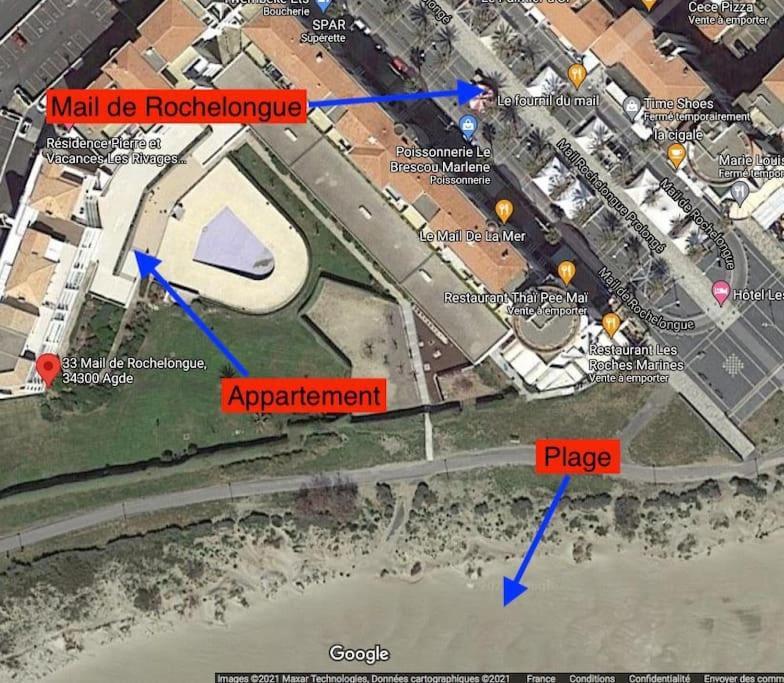 Appartamento Les Rivages De Rochelongues, T3, Piscine, Clim, Parking Agde Esterno foto
